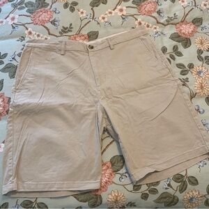 Old Navy Men's Beige Flat Front Shorts